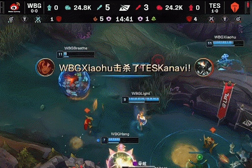 🎮Breathe城墙369杰斯无计可施 虎之岩雀小幽默无碍WBG扳平比分
